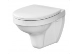 Bowl WC zawieszana Cersanit City Oval with soft-close WC seat, white