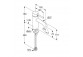 Washbasin faucet Kludi Bozz, standing, height 160mm, without pop, chrome