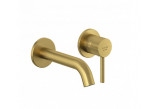 Wall mounted washbasin faucet, spout 180 mm, KLUDI BOZZ - White mat 