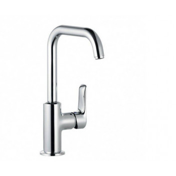 Single lever washbasin faucet 100 DN15, Kludi Pue&Solid, chrome