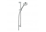 Shower set Kludi Freshline 1S with handset i drążkiem 90 cm white/chrome