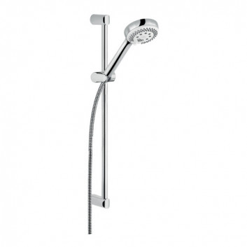 Shower set Kludi Freshline 1S with handset i drążkiem 90 cm white/chrome