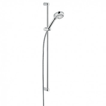 Shower set 3S Kludi Logo with handset i drążkiem 60 cm chrome