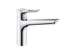 Kitchen faucet single lever, Kludi Steel, stainless steel, szczotkowana