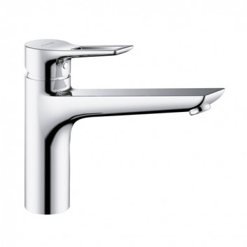 Kitchen faucet single lever, Kludi Steel, stainless steel, szczotkowana