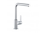 Single lever kitchen faucet DN 10 Kludi L-ine, black mat