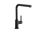 Single lever kitchen faucet DN 10 Kludi L-ine, black mat