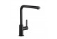 Single lever kitchen faucet DN 10 Kludi L-ine, black mat