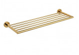 Shelf for towels Stella Classic 65.5x21.5cm, gold shine