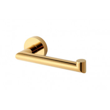 Holder Stella Classic for toilet paper z rozetą, gold shine