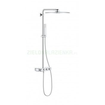 Shower mixer with thermostat, DN 15 with shower set, Grohe Precision Flow - Chrome