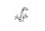 Washbasin faucet Roca Carmen with waste klik-klak - chrome