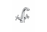 Washbasin faucet Roca Cala, standing, height 161mm, without pop, Cold Start, chrome