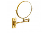 Cosmetic mirror proste Stella, magnifying 3x, gold shine 