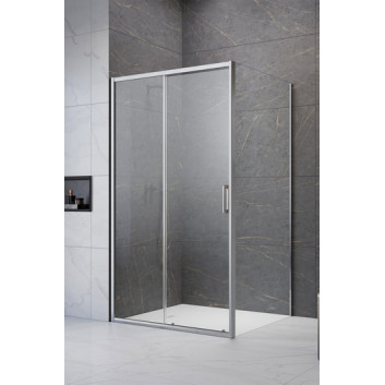 Door Radaway Fuenta New KDJ B 90 cm, LEWE, chrome, transparent glass EasyClean