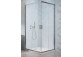 Cabin Radaway Alienta D 800x1000 mm rectangular with door dwuczęściowymi, glass transparent, chrome