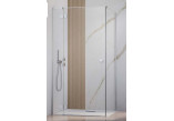 Side panel S1 70 Radaway Essenza New Black KDJ 66.7-68.2-200cm, profil black, glass transparent