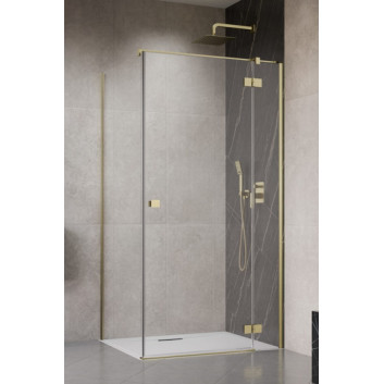 Side panel S1 70 Radaway Essenza New Black KDJ 66.7-68.2-200cm, profil black, glass transparent