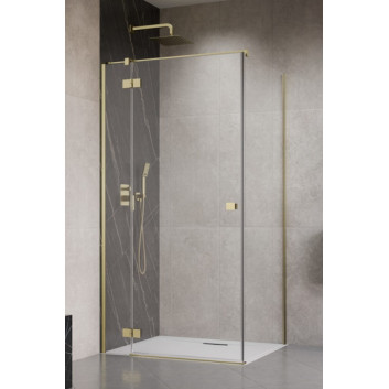 Side panel S1 70 Radaway Essenza New Black KDJ 66.7-68.2-200cm, profil black, glass transparent