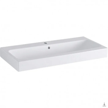 Washbasin rectangular 60x48cm Geberit iCon, white