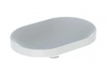 Geberit Variform Recessed washbasin, eliptyczna, 60cm, z overflow, without tap hole