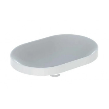 Geberit Variform Recessed washbasin, eliptyczna, 60cm, z overflow, without tap hole