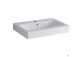 Washbasin rectangular 120x48,5cm with two holes Geberit iCon, white