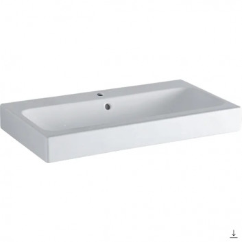 Countertop washbasin rectangular 60x48cm Geberit iCon, white