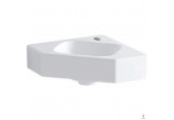 Corner washbasin wall mounted Geberit iCon, white