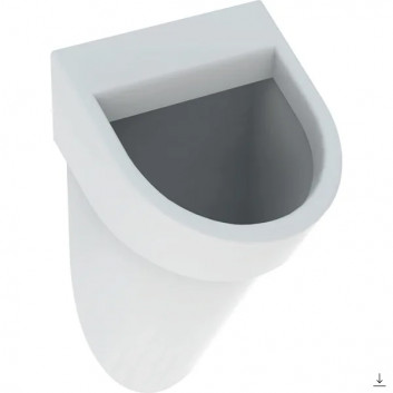 Corner washbasin wall mounted Geberit iCon, white