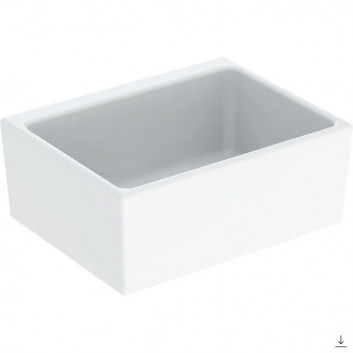 Washbasin multifunction without overflow 60x50cm Geberit Publica Garda, white