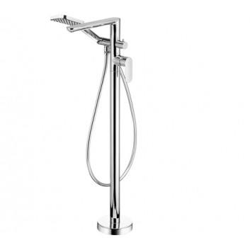 Bath tap single lever wall mounted Deante Alpina, chrome