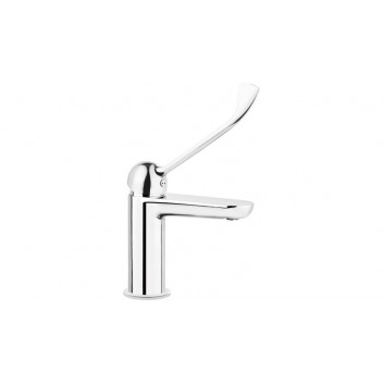 Bath tap single lever freestanding with shower set Deante Alpina, chrome