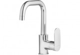 Washbasin faucet single lever with rectangular spout Deante Alpina, chrome