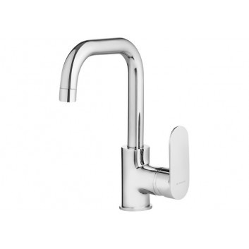 Washbasin faucet single lever tall Deante Alpina, chrome