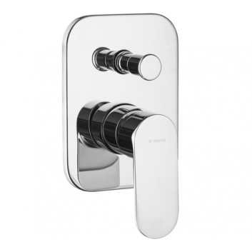 Shower mixer single lever wall mounted Deante Alpina, chrome