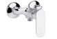 Shower mixer single lever concealed with switch natrysku Deante Alpina, chrome