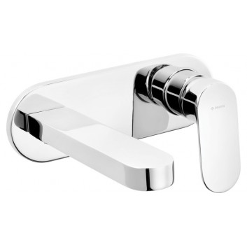 Shower mixer single lever wall mounted rozstaw- 10cm Deante Alpina, chrome