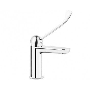 Mixer umywalkowo-bath single lever wall mounted with elongated spout Deante Alpina, chrome