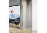 Door shower SanSwiss Solino, szer. 1000 mm, wys. 2000 mm, silver shine, transparent 