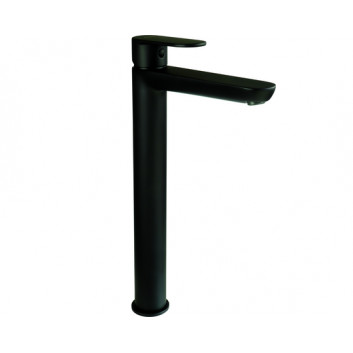 Bath tap single lever freestanding with shower set , Deante Alpina, nero