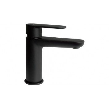 Washbasin faucet single lever tall, Deante Alpina, nero