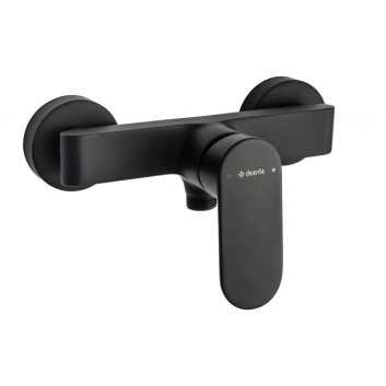 Bidet mixer single lever concealed with handset typu bidetta , Deante Alpina, nero