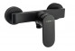 Bidet mixer single lever concealed with handset typu bidetta , Deante Alpina, nero