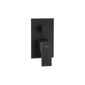 Mixer pryszncowa single lever concealed without shower switch, Deante Anemon, nero