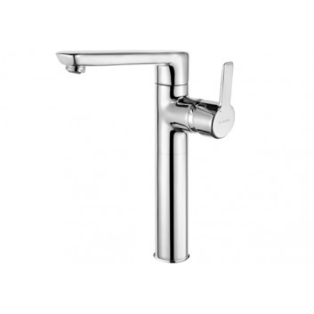 Bath tap single lever freestanding with shower set, Deante Arnika, chrome