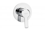 Shower mixer two-handle wall mounted, Deante Arnika, chrome