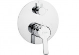 Shower mixer single lever concealed with switch natrysku, Deante Arnika, chrome