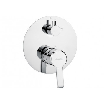 Shower mixer single lever concealed with switch natrysku, Deante Arnika, chrome