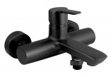 Bath tap single lever wall mounted, Deante Arnika, nero